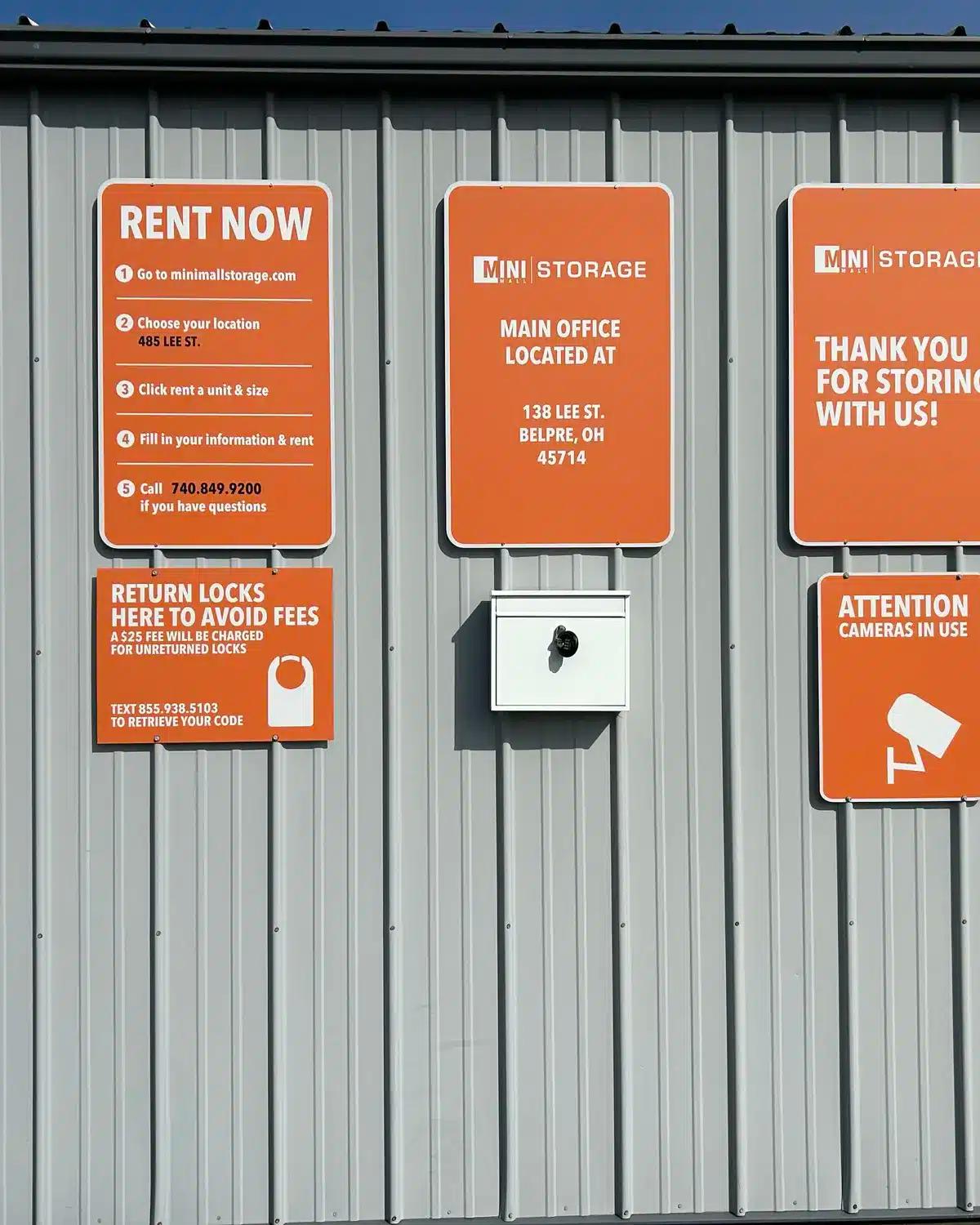 self storage units belpre