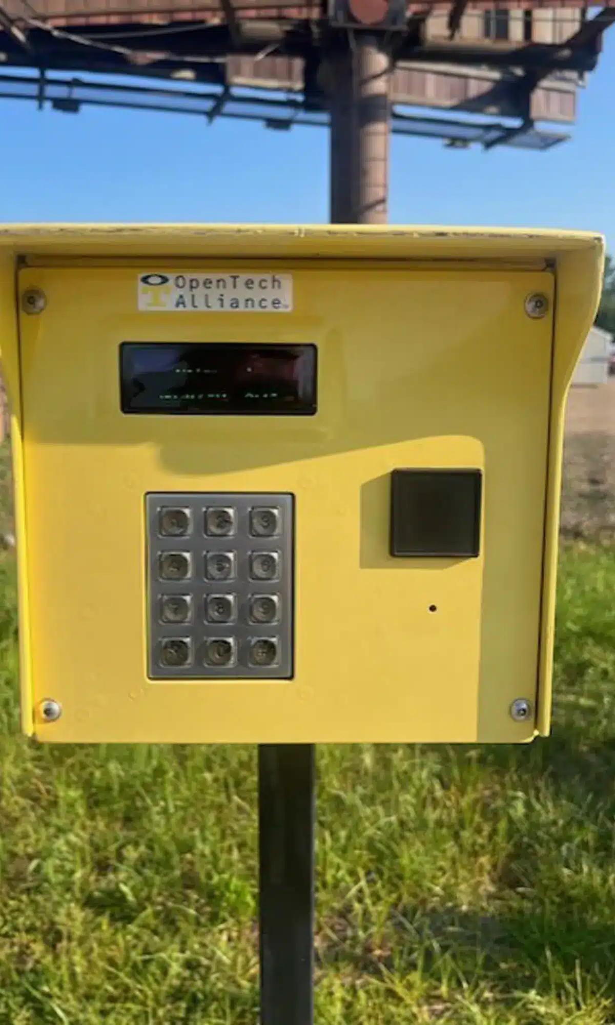 access control keypad storage units