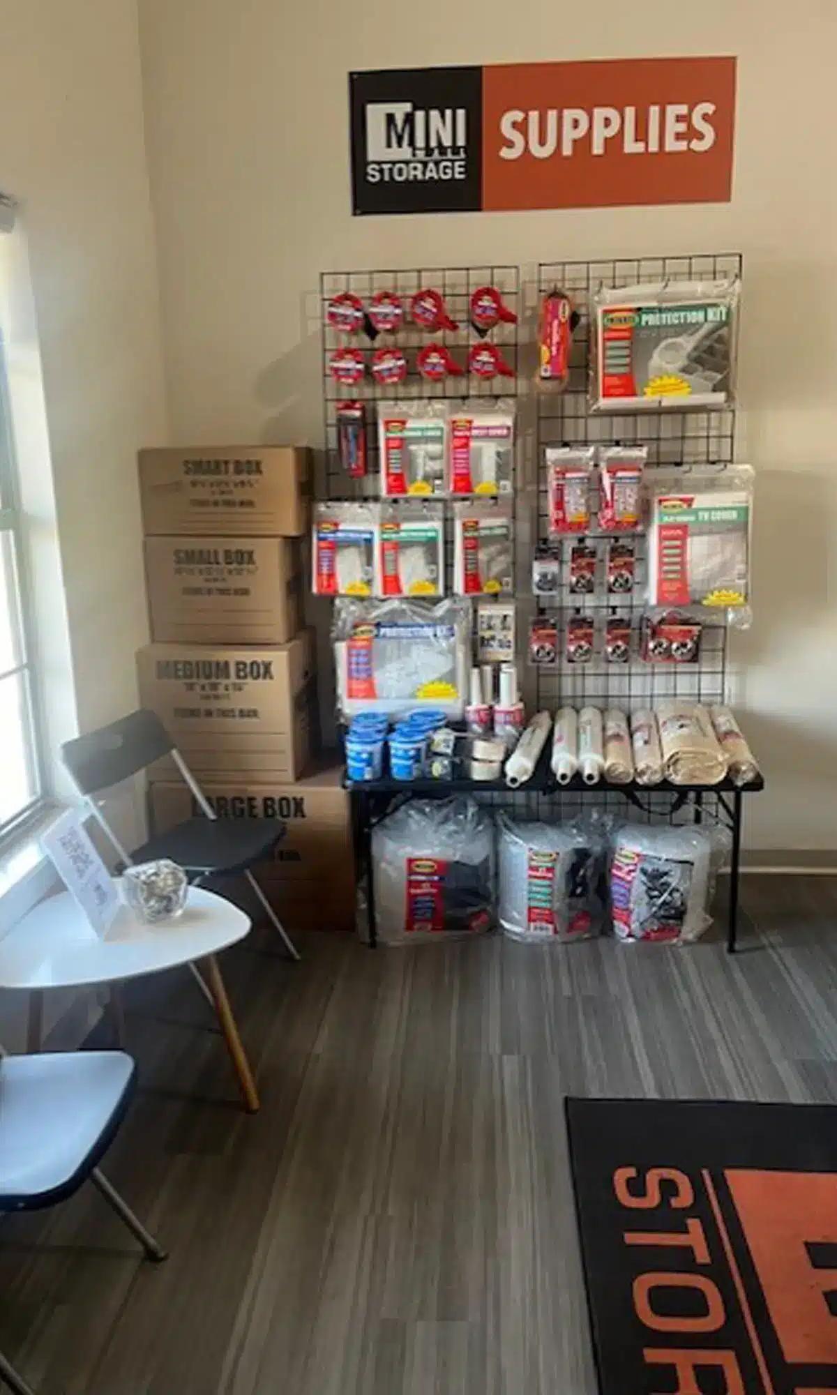 moving and packing supplies