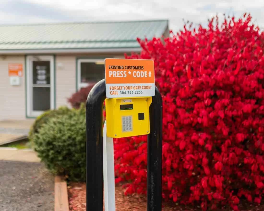 access control keypad storage units